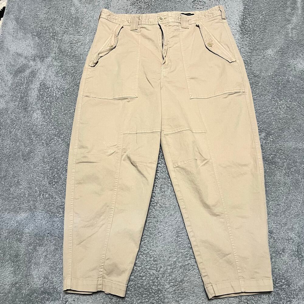 Banana Republic Pants Womens 16 (38x25.5) Barrel 802802 Utility Tan Beige